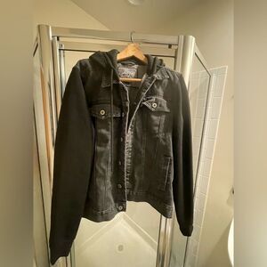 Brooklyn Cloth Jean Jacket Smoke Black - Smoke Grey - Boy Jacket - size small -